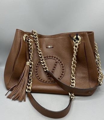 New Valentino Mario Valentino Luisa 2 shoulder crossbody bag  (brown) Studs