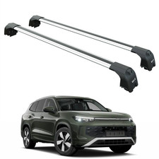 For Volkswagen Tayron 2025-2026 Roof Rack Cross bars to For Flush Roof Rails Sil