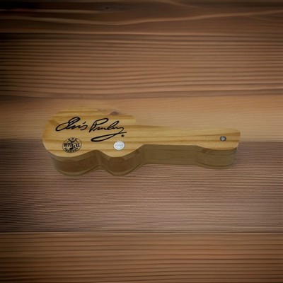 E.P.E. Official Product Ballpoint Pen Black Ink Guitar-Shaped Wood Case