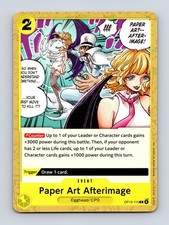 PAPER ART AFTERIMAGE OP13-115 COMMON CARRYING ON HIS WILL ONE PIECE NM