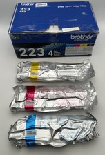 Brother TN223 Cyan, Magenta, And Yellow Toner Cartridges, 3 Pack - No Black