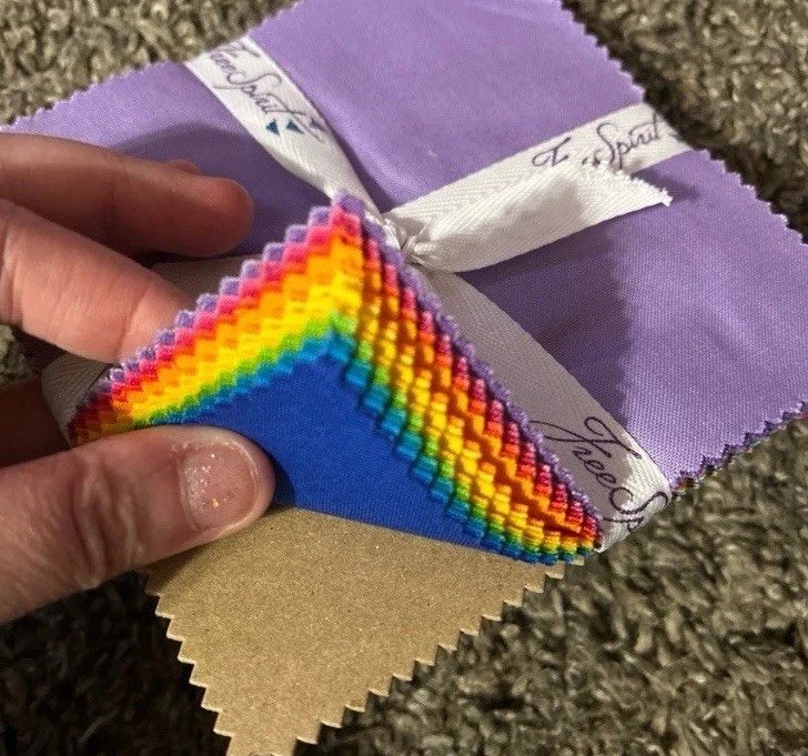 NWT Free Spirit 5 inch charm packs multi color solid fabric - Image 2 of 3