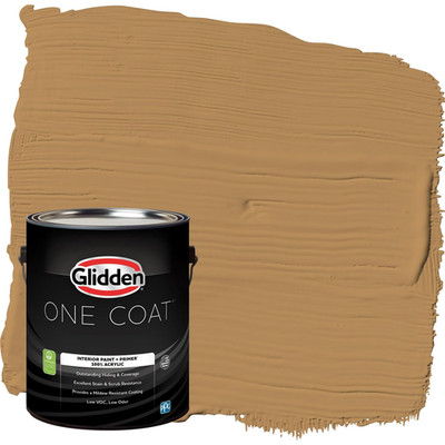 Glidden Interior Paint Premiumr Brown/Allegro One Coat Eggshell 1-Gallon
