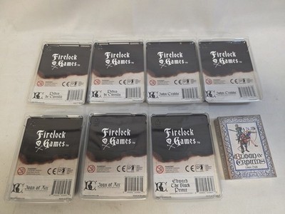 Firelock Games: Blood & Crowns blister pack assortment & unit cards