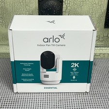 Arlo Indoor Pan Tilt Pet Camera 2K 360 Degree Pan 180 Tilt Plug In BRAND NEW 