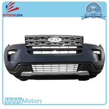 For 2018 2019 Ford Explorer Front Bumper With Grilles Fog Cover Assembly Set