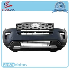 For 2018 2019 Ford Explorer Front Bumper with Grilles & Fog Cover Assembly Set 