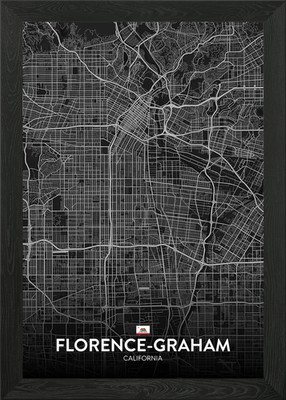 Florence Graham CA Framed Wall Art Poster Canvas Print Picture