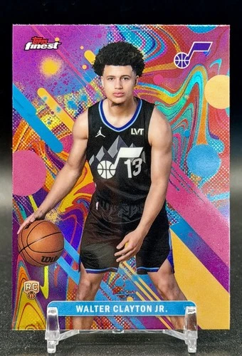 2025-26 Topps Finest - Walter Clayton Jr. #18 (RC) Rookie Oil Spill Refractor