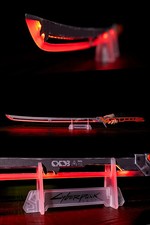 Cyberpunk 2077 Night City Thermal Errata LED Light Up Katana Figure Official NEW