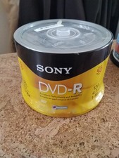 Sony DVD-R 50 Pack 4.7 GB 120 Min Blank Media Disc 1x-16x Sealed New