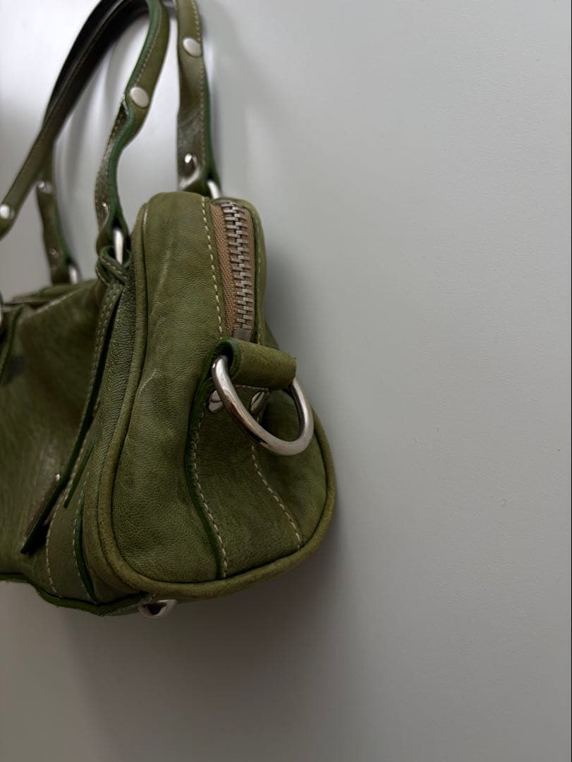 miu miu archive Leather bag セミショルダー y2k Black Arcadie Leather Bag | Miu Miu - Singapore