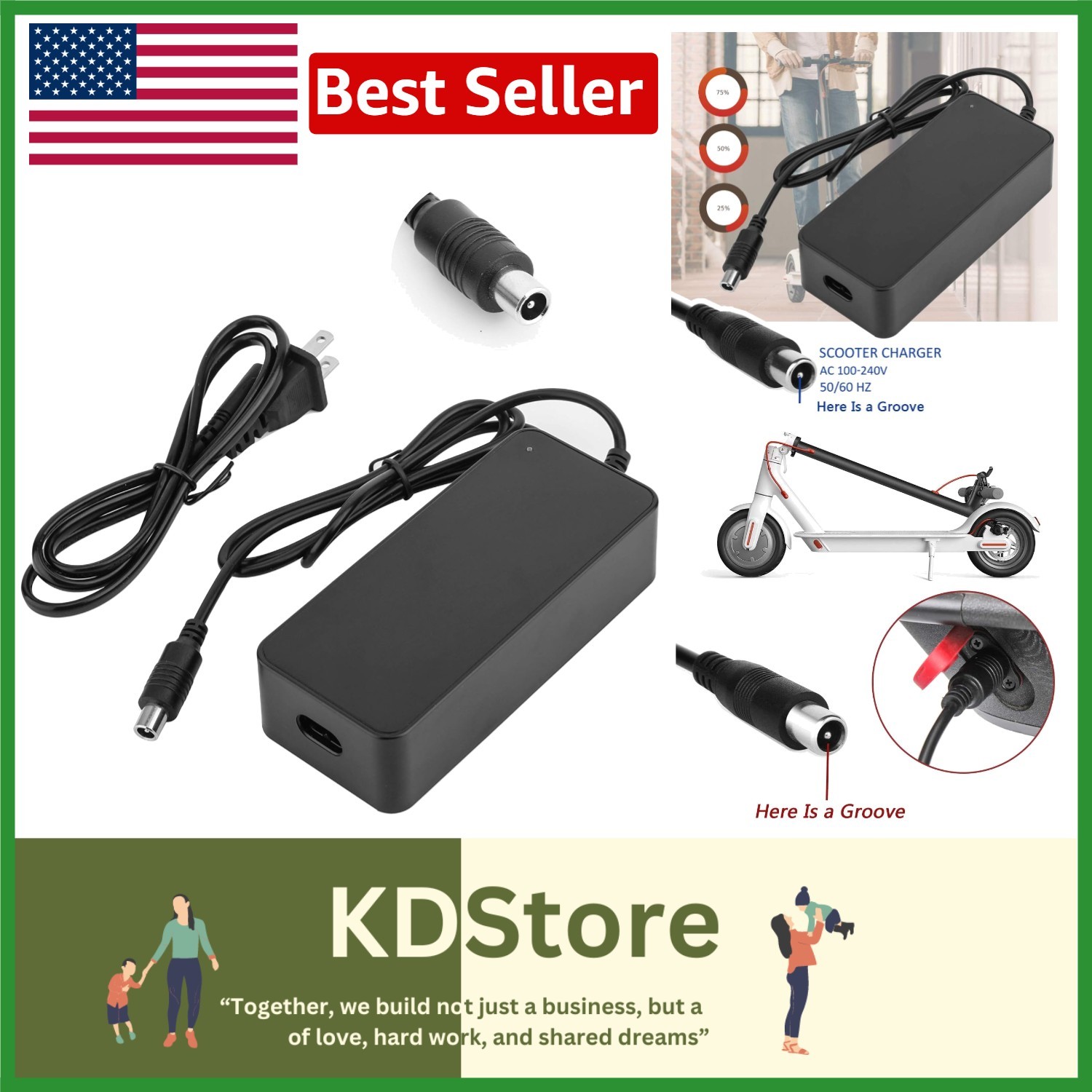 Electric Scooters Amp Lime Scooter Charger 42v 2a (84w) 5a Power