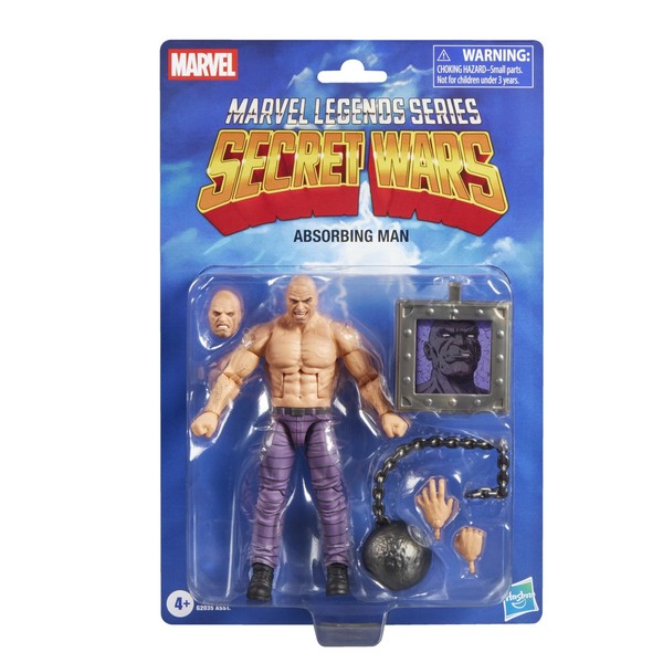 Marvel Legends Series Secret Wars Absorbing Man, Retro Marvel Comics (Us Import)-image