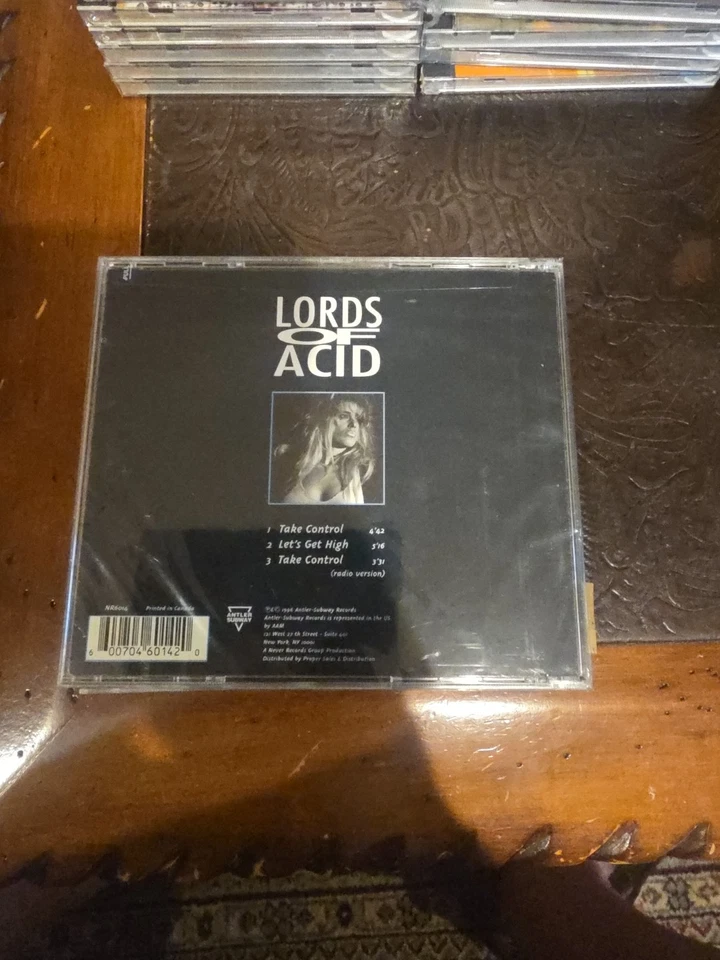 Take Control Lords of Acid CD Let's Get High Antler Subway Records Factory Seald - Image 2 of 3