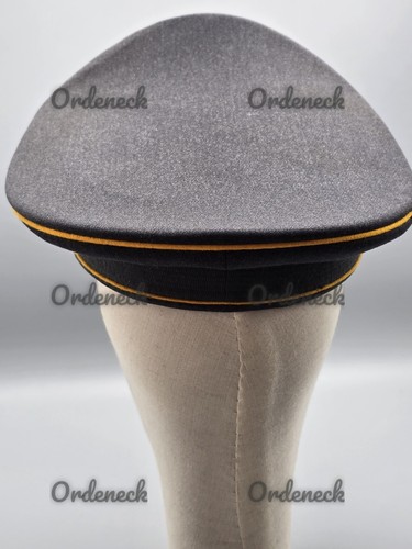 EARLY GERMAN ARMY - PEAKED CAP LONG DISTANCE TROOP - GOLDEN YELLOW - BAMBERGER CAPS - BW - Picture 6 of 14