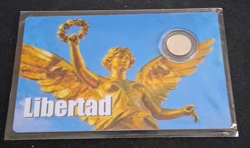LIBERIA 2026 Libertad .999 Platinum 1/1000 oz Coin in Card COA