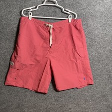 Polo Ralph Lauren Swim Trunks Men  s Sz XLT Pink Nylon Salmon Splash Lined