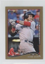 2014 Topps Mini Gold 33/63 Mike Carp #11 0a1