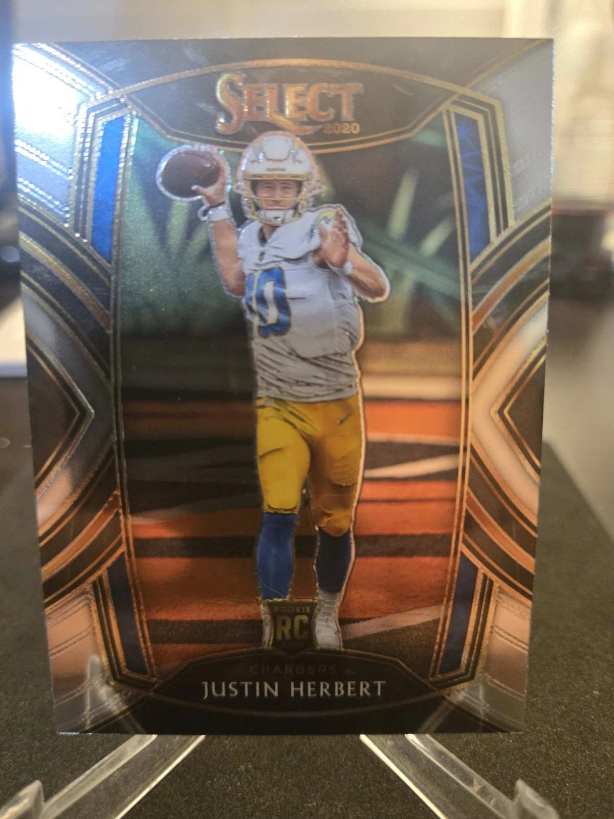 Justin Herbert 2020 Select Club Level Base Rookie Card #244 - Chargers