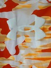 UNDER ARMOUR Orange Camo Size YXL Short Sleeve Tee Loose Fit — photo 2