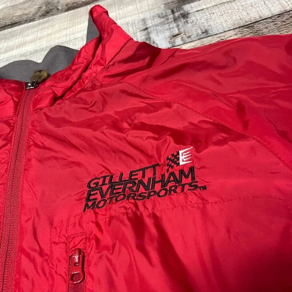 Chaqueta Kasey Kahne Para Hombre Mediana Roja Cremallera Completa Persecución Auténtica Nascar Racing Foto 4 de 4