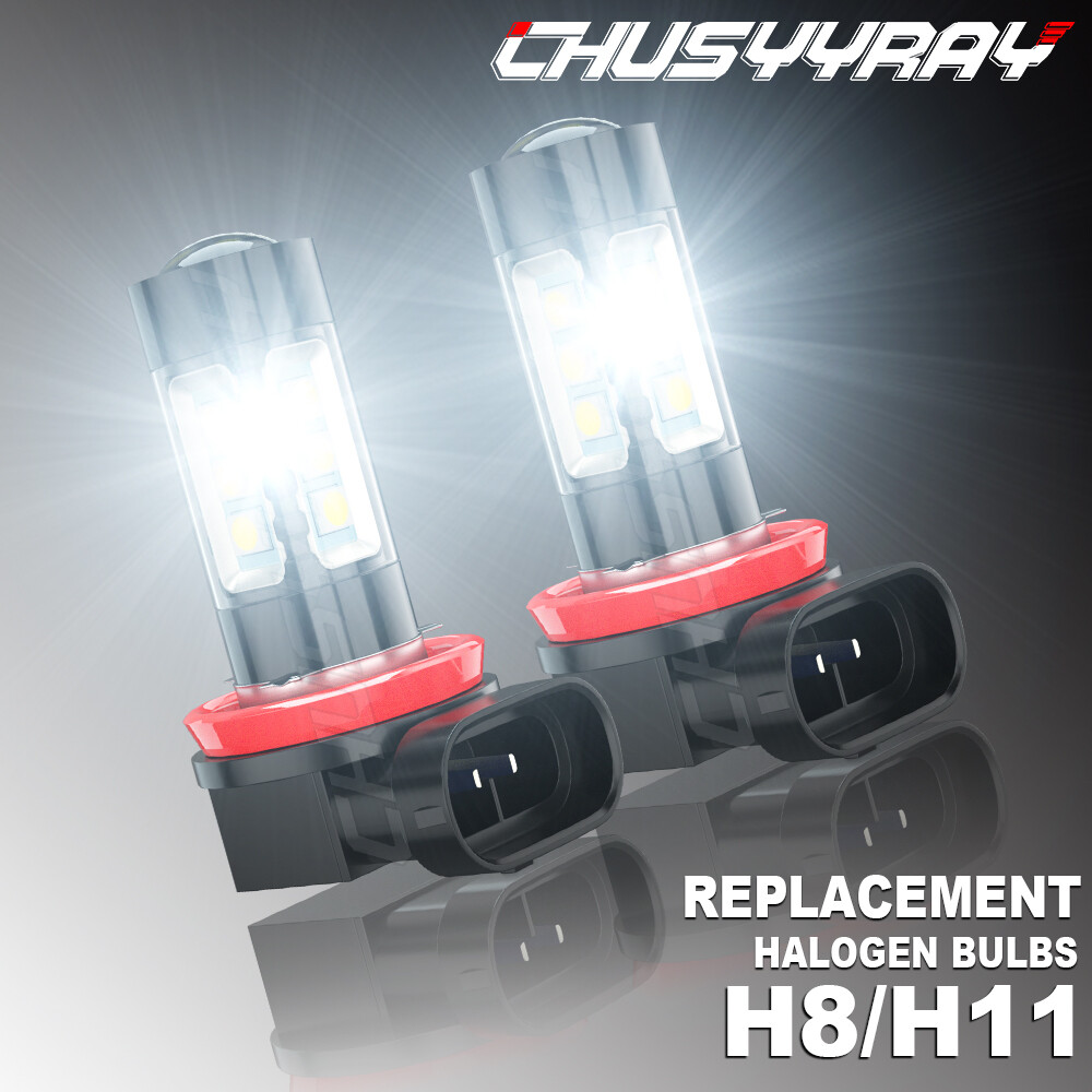 2x H11 LED Fog Light Driving Lamp Bulbs For Mazda 2 3 5 6 CX-5 CX
