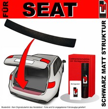 Lackschutzfolie Ladekantenschutz für Seat Alhambra 7N ab 2010 Schwarz matt