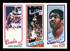 1980 Topps Basketball #110 Moncrief Shelton Silas NM/MT *e8