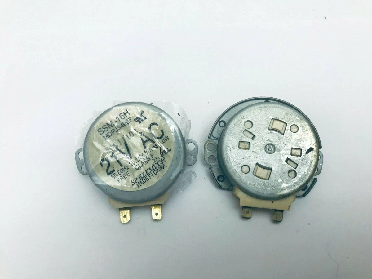 GE Microwave Model JVM1740SM1SS Turntable Motor SSM16H Lot 2 pieces