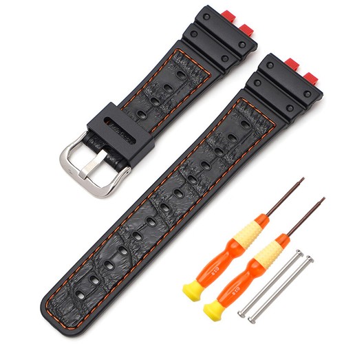 Watch Band For Casio G-SHOC GMW-B5000 TPU Resin Strap with Installation Tool - Picture 15 of 17