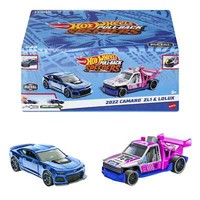 Hot Wheels Pull-Back Speeders Metal 2022 Camaro ZL1 & Lolux 1:43 2 Autos - Neu