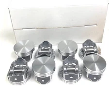 Silvolite Hypereutectic .030" Flat Top Pistons Set 8 for GM Chevy 6.0L LS Float