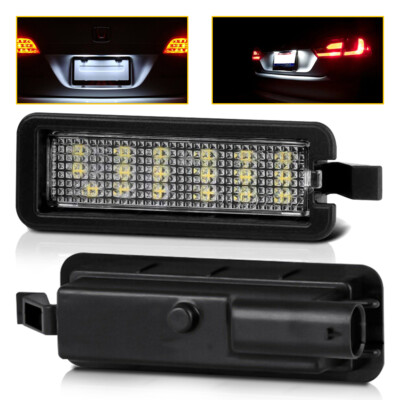 White LED License Plate Tag Lamp Light Fit 2015-2022 Dodge Charger & Challenger