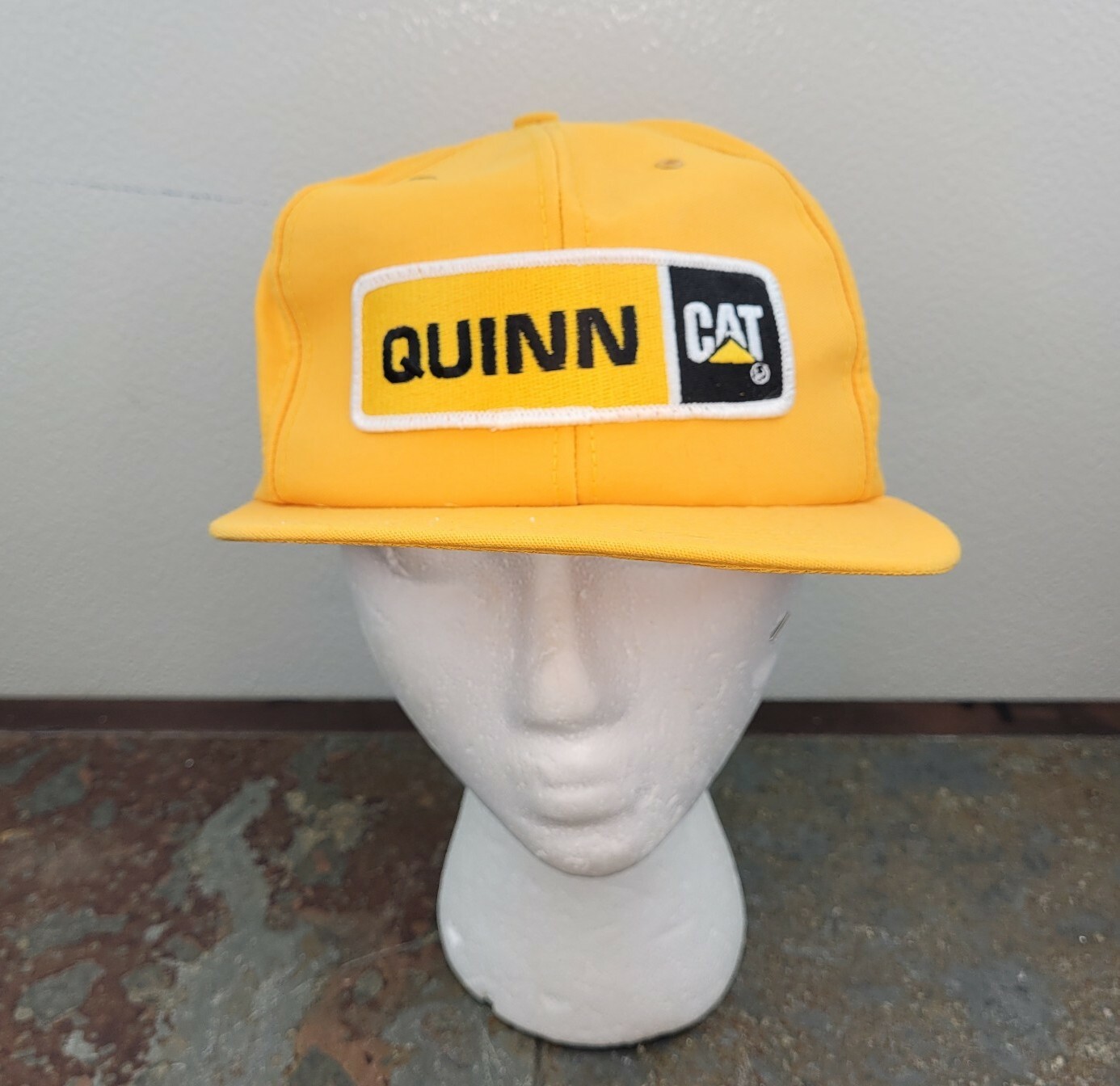 Quinn CAT Caterpillar SnapBack Hat Louisville MADE IN… Gem