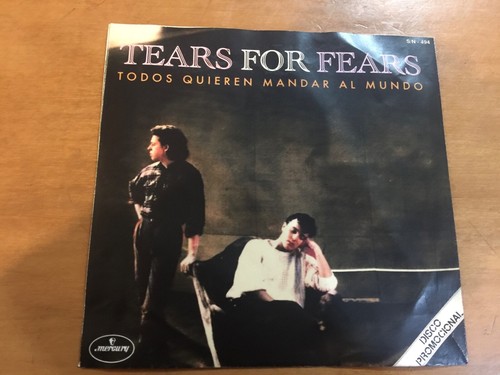 TEARS FOR FEARS Everybody Wants To Rule The World 1985 MEXICO 7" PROMO 45 Synth - Picture 2 of 5