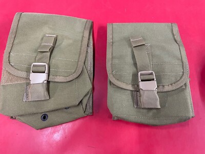 LBT Coyote Tan MK Box Pouch GP POUCH - DEVGRU SEAL NSW LOT OF 2