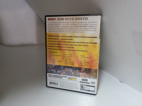 MINT Karaoke Revolution Volume 3 NTSC Eye Toy NEW Never used #G96 - Picture 2 of 10