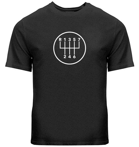Manual Transmission Shift Pattern 7 Speed Stick Shirts Unisex Mens Tee T-Shirt - Picture 20 of 34
