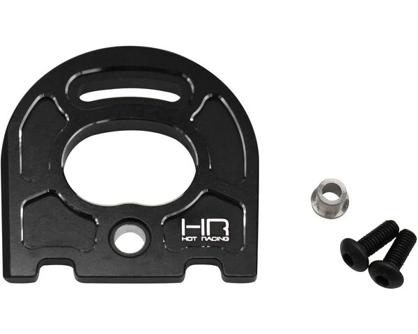 Hot Racing Adjustable 4-Tec 2.0 Aluminum Motor Mount (Black)