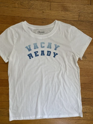 Women’s Short Sleeve T-Shirt New Size Small White