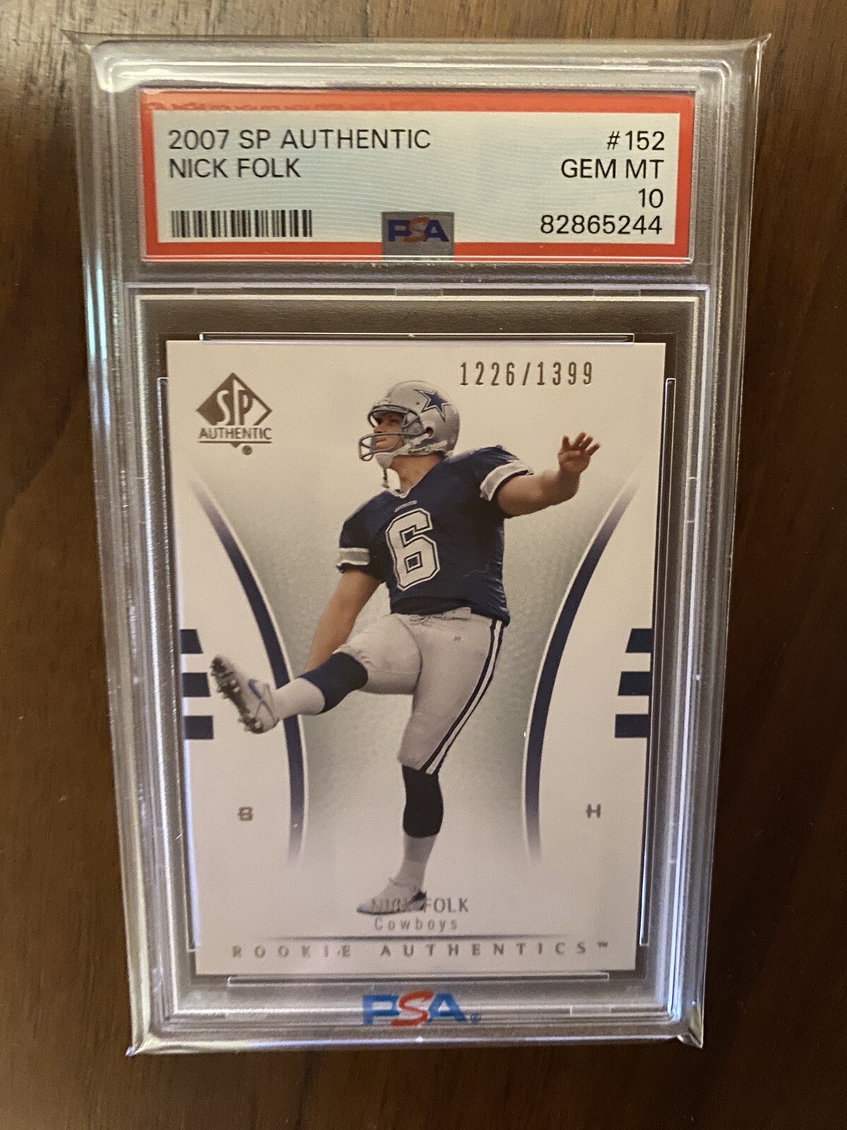 Nick Folk SP Authentic #152 Base