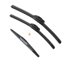 Front Rear Windshield Wiper Blades For Inifiti Fx45 03-08 Oem Quality 221914