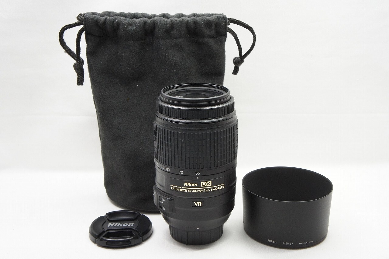 Nikon AF-S DX NIKKOR 55-300mm F4.5-5.6G ED VR Lens for F Mount w
