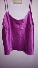 Vintage Victoria  s Secret    Silk Plum Camisole Y2K Tank Cami Top S Exc Quality