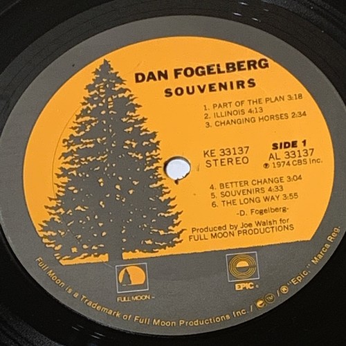 DAN FOGELBERG - SOUVENIRS 1974 U.S. gatefold LP w/ JOE WALSH + Graham Nash Vg++ - Imagen 6 de 8