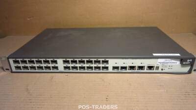 3Com 3CR17181-91 5500-EI FX SS4 24-Port 10/100 + 4x Gigabit Port Fibre Switch