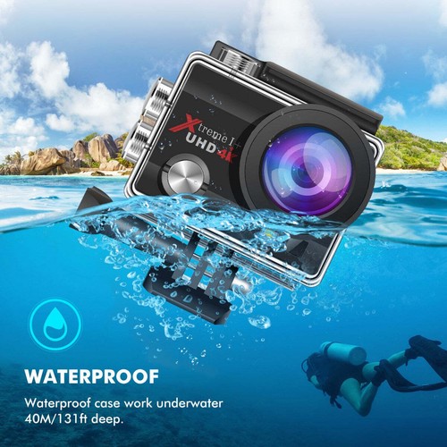 Campark 4K WIFI Action Camera 20MP Waterproof Sports Camera Underwater Camera AU - Picture 4 of 11