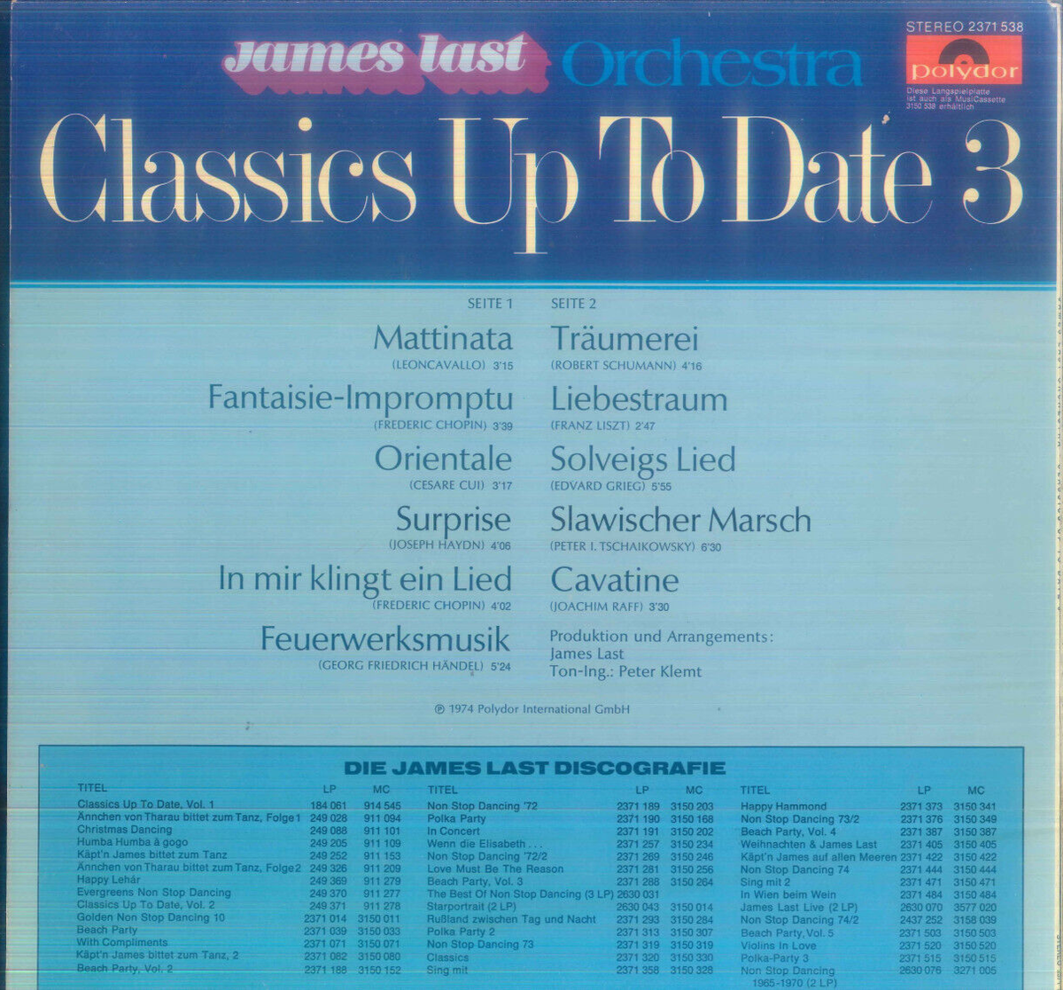 【CD】 James Last / CD コレクションNo.3 LAST,JAMES - Complete Collection by James Last - Amazon.com Music