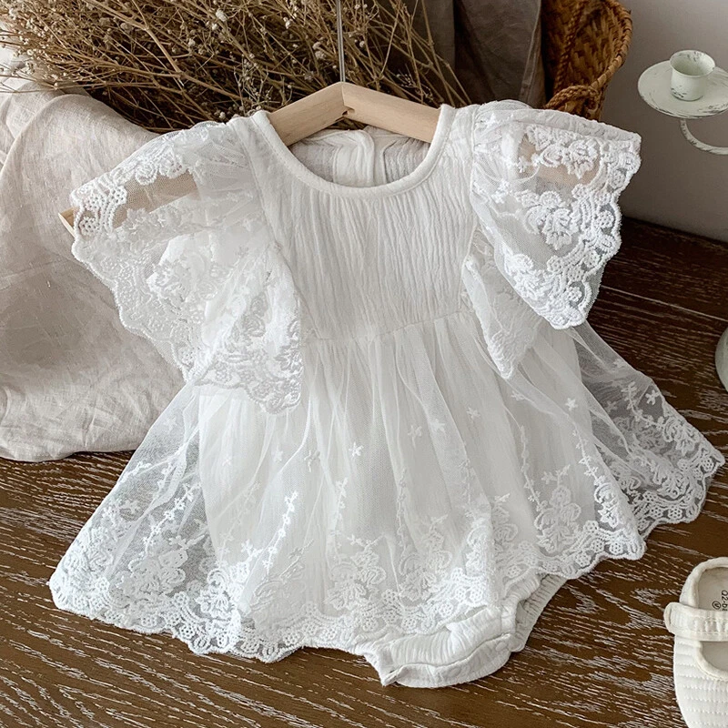 Newborn Baby Girl Clothes Lace Ruffle Outfits Romper Dress Jumpsuit Bodysuit
Opens in a new window o